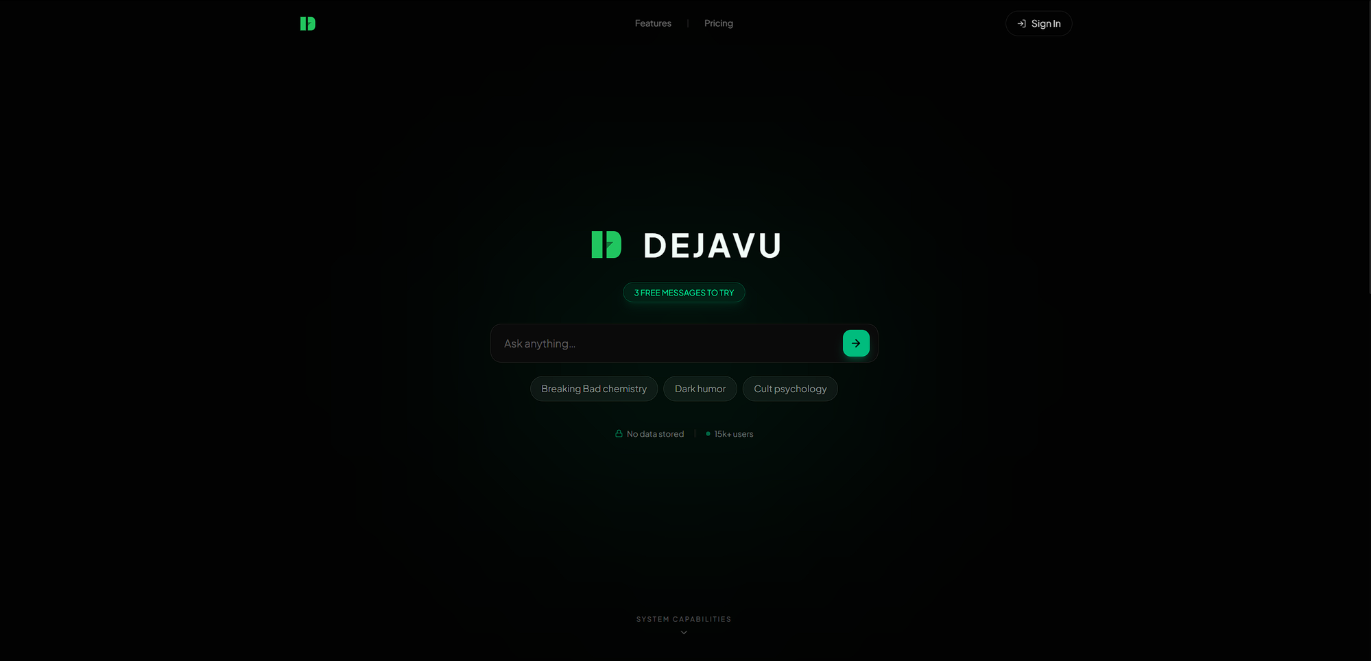 DejaVu AI preview